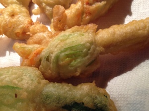 Fried Stuffed Zucchini Blossoms